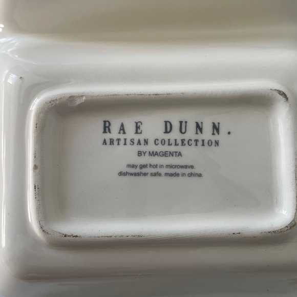 Rae Dunn Naughty Nice Divided Dish - Picture 4 of 4